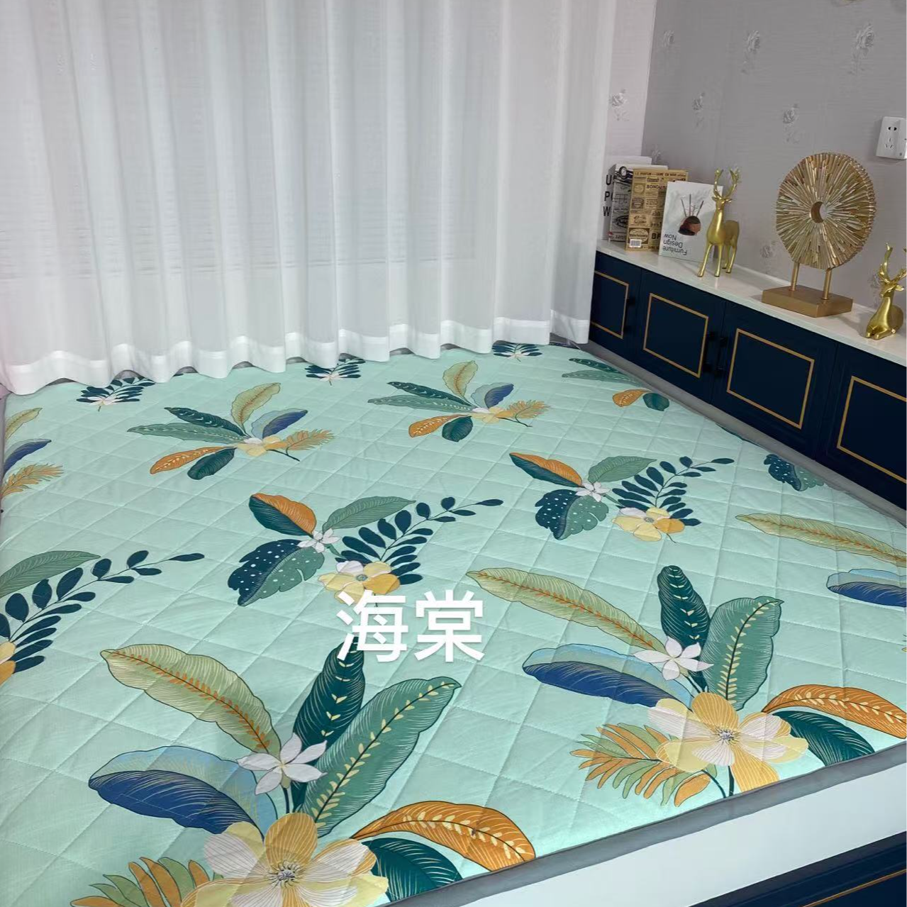 亚麻榻榻米炕垫舒适隔凉防滑平整保暖代替褥子床垫飘窗垫定制尺寸