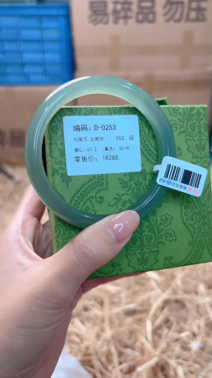 未镶嵌手镯石英质玉D-0253