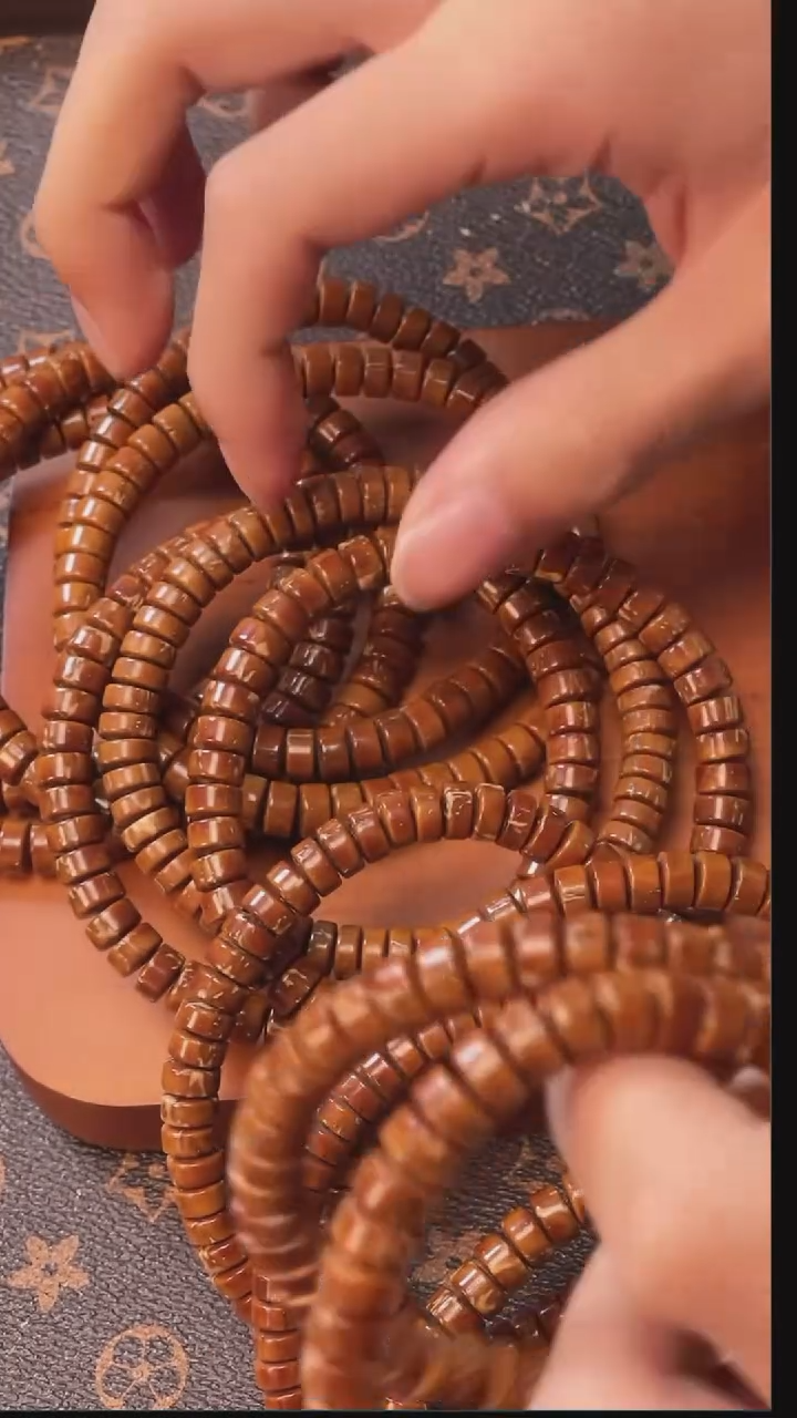 【闪购商品】紫金鼠手串7mm精品药片2135