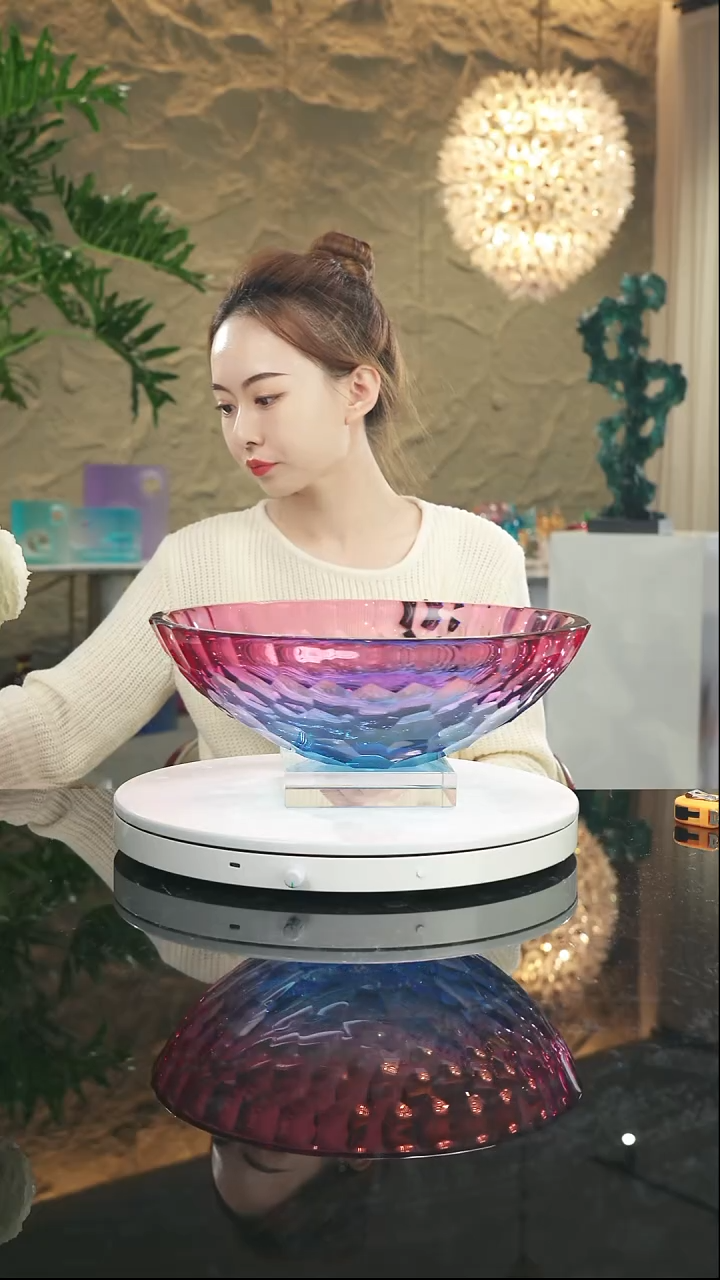 【闪购商品】瓷片设计款果盘摆件