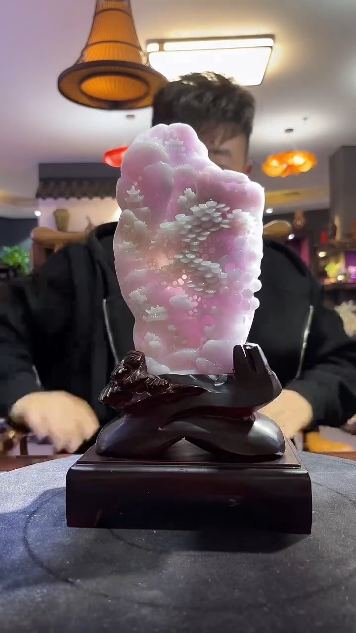 【闪购商品】定制翡翠未镶嵌F/0223/Y/山水