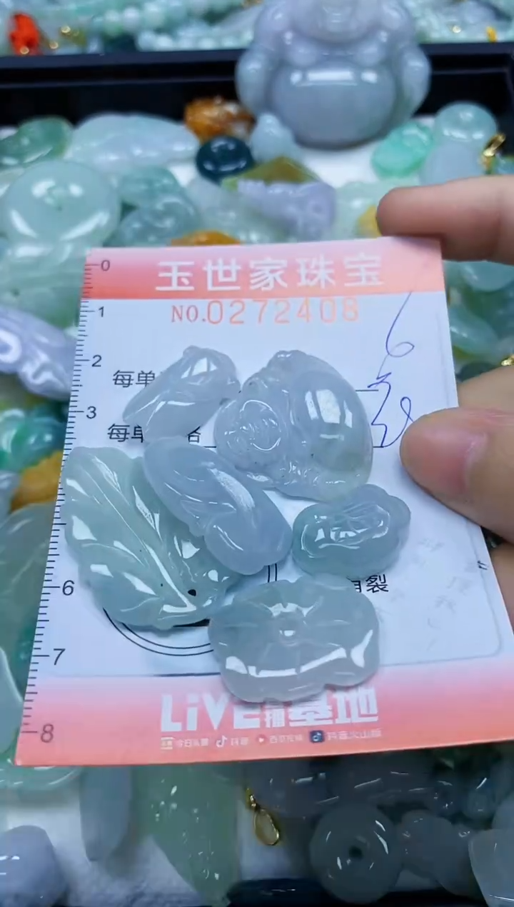 翡翠未镶嵌颈饰闪购0272408