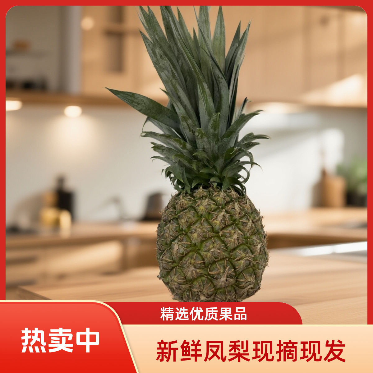 金钻凤梨菠萝新鲜当季水果香甜多汁【顺丰包邮】