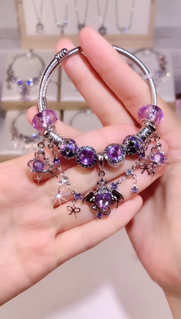 无铜合金紫色设计款，库存1~