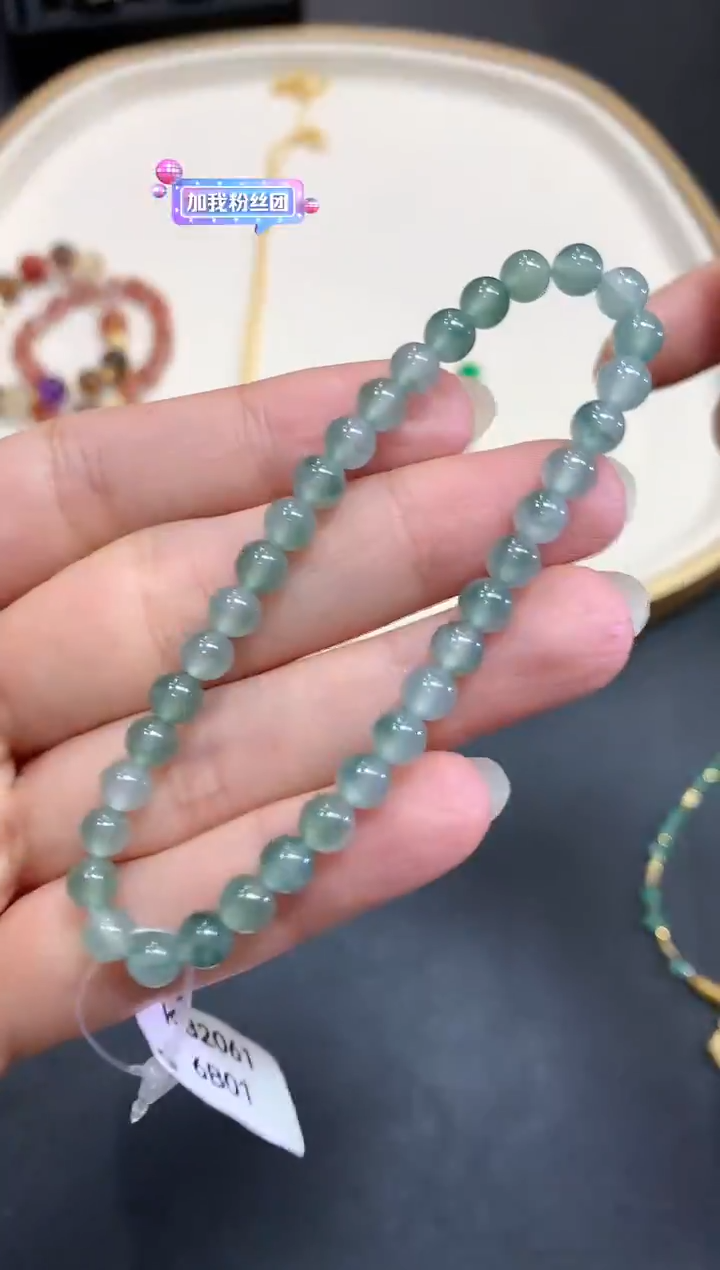【闪购商品】翡翠手链未镶嵌Q138|1800