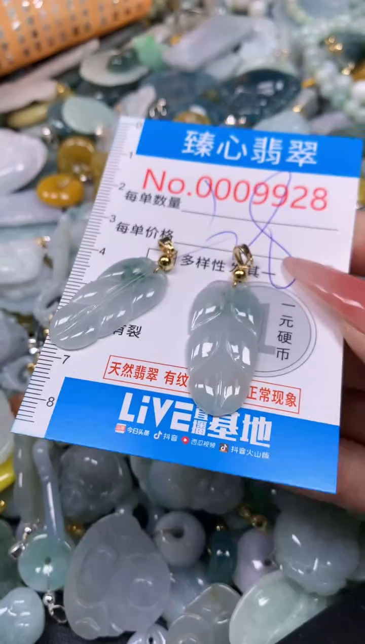 【闪购商品】翡翠颈饰未镶嵌含绳0009928