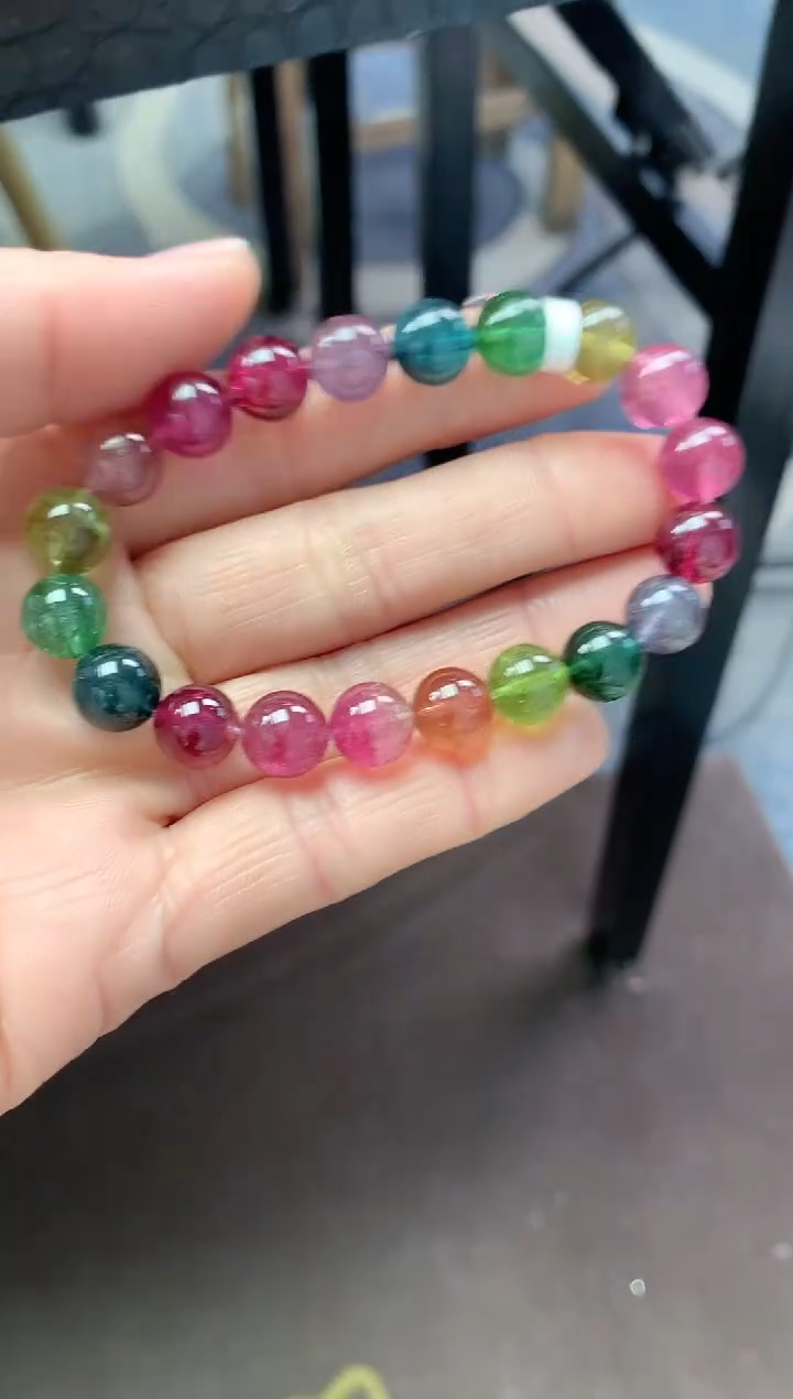 【闪购商品】碧玺手串未镶嵌多样性发一条