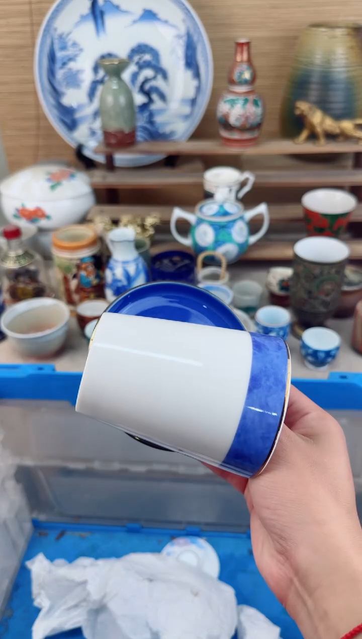 瓷片茶盏陶瓷陶器