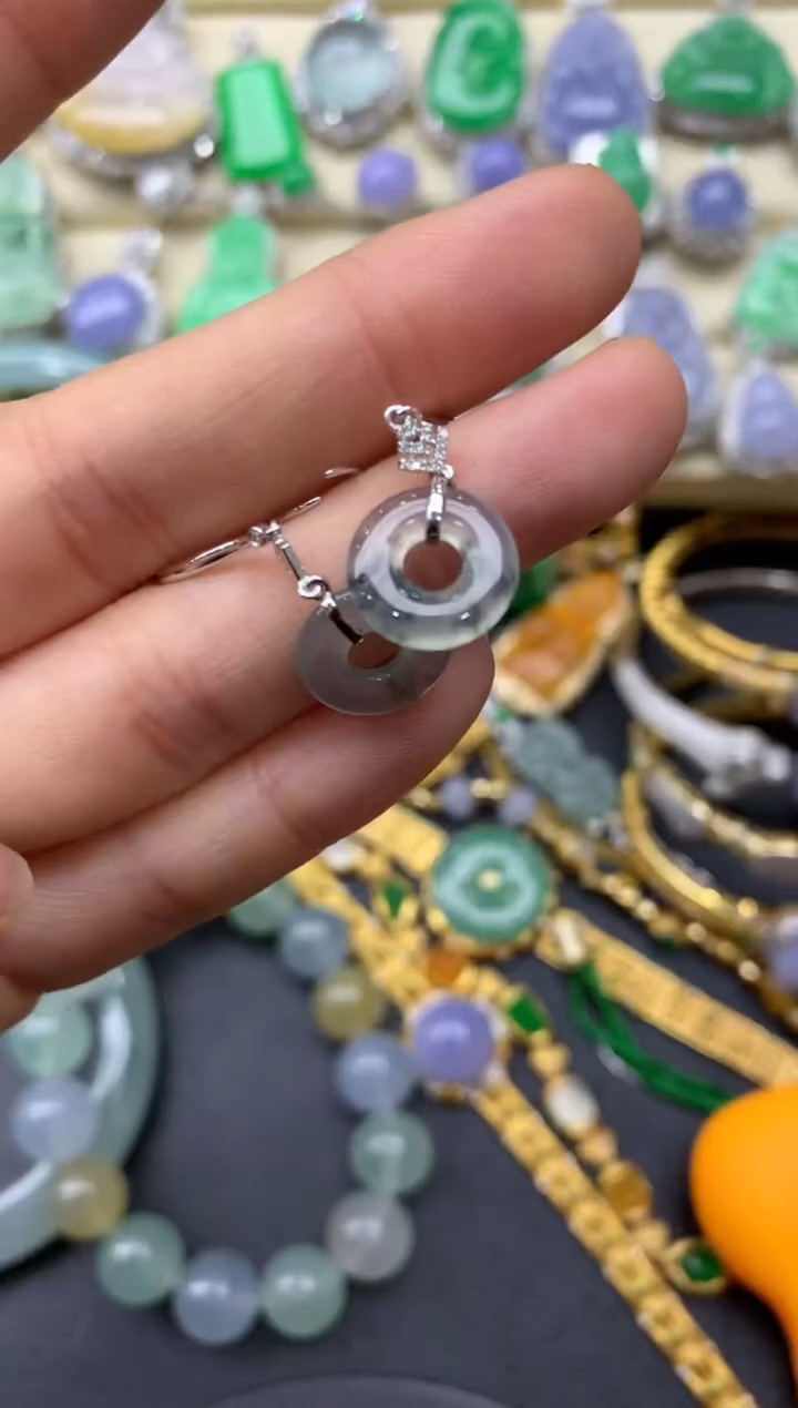 【闪购商品】翡翠颈饰18K金镶嵌368-中国好珍宝