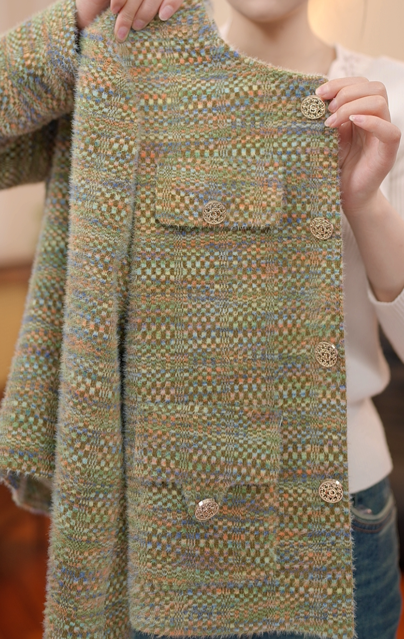 【JZ】春秋款百搭时尚洋气气质轻奢修身小香风外套