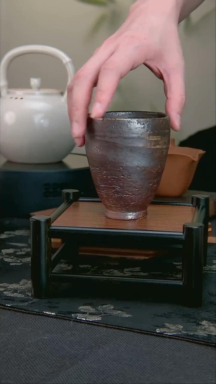 柴烧裸烧  孤品  主人杯 013