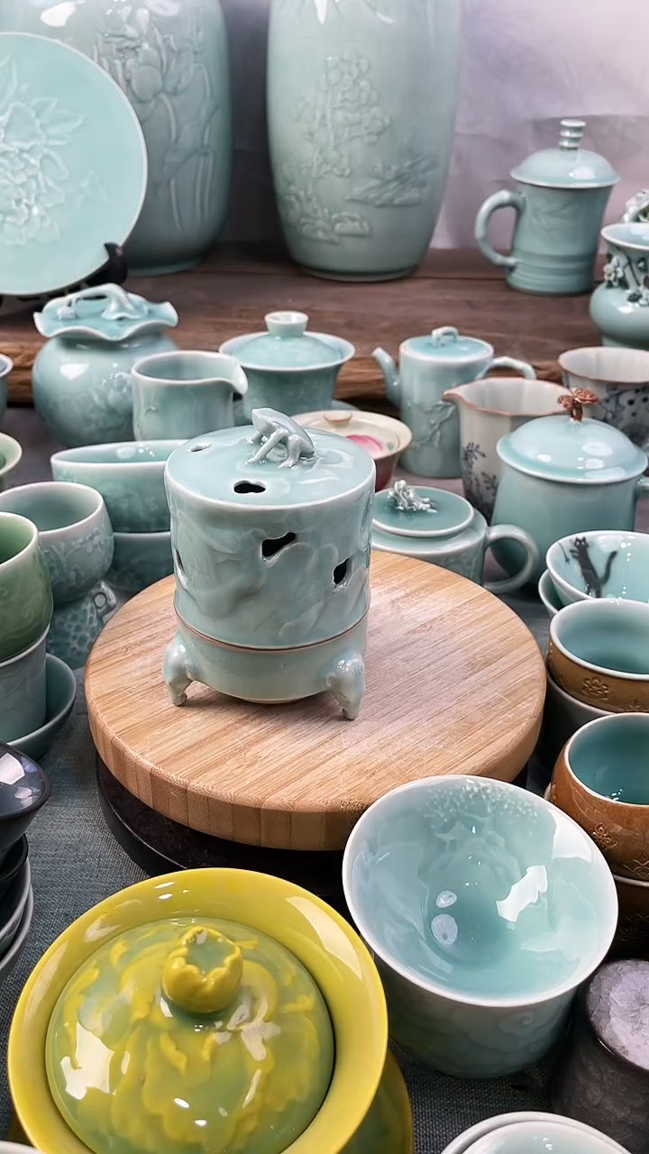 【闪购商品】 特价 微瑕 慧仙青瓷