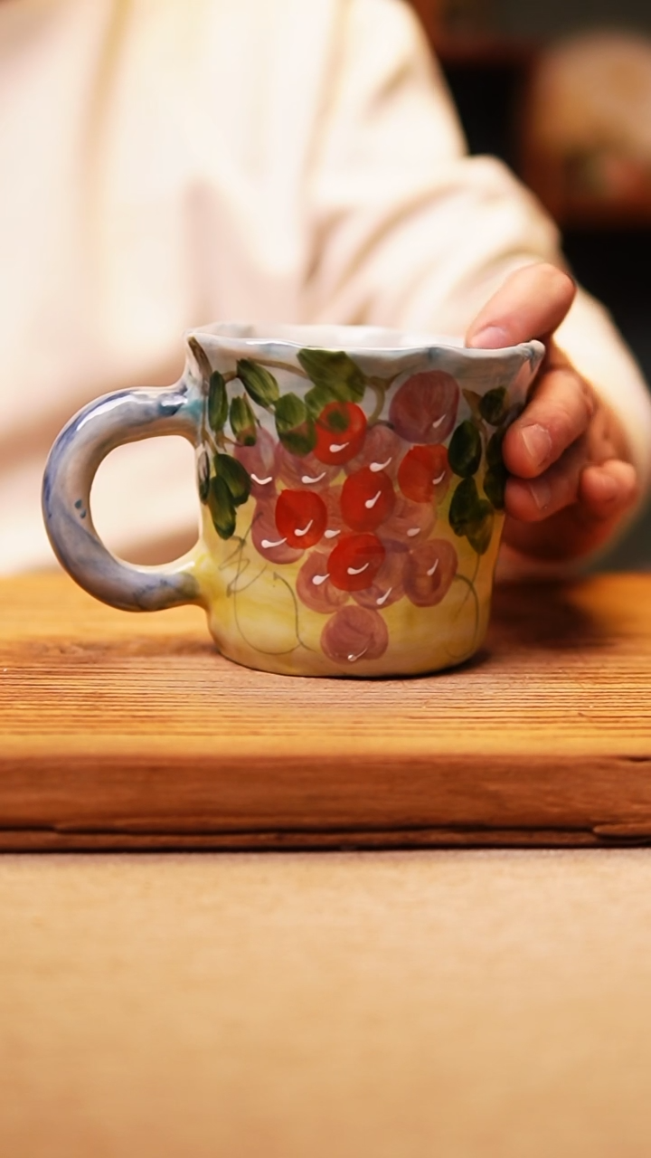 【闪购商品】@@陶园瓷舍@@纯手工手绘@高温釉下彩