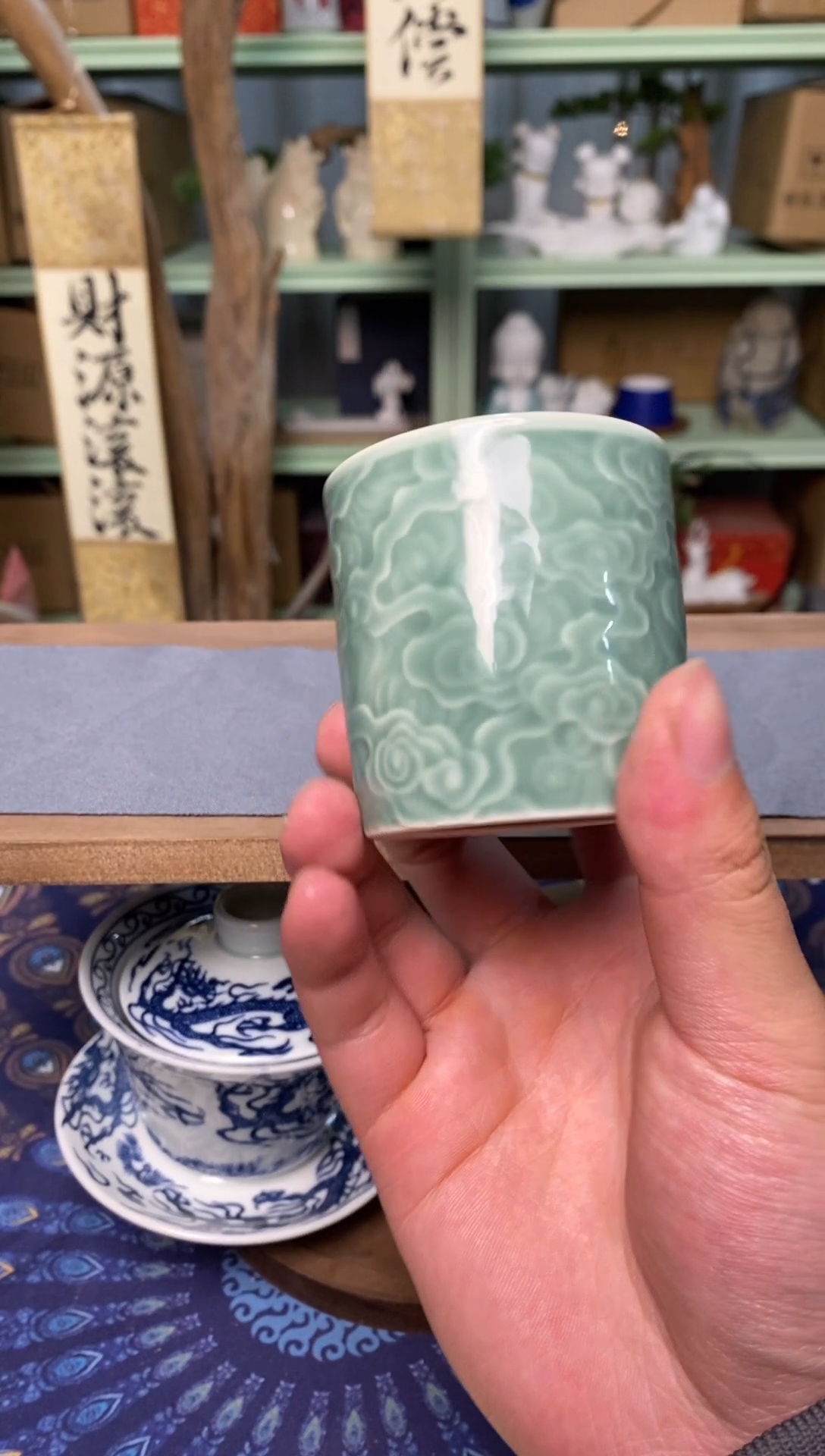 【闪购商品】盖碗赢鱼优选陶瓷陶瓷陶瓷陶瓷