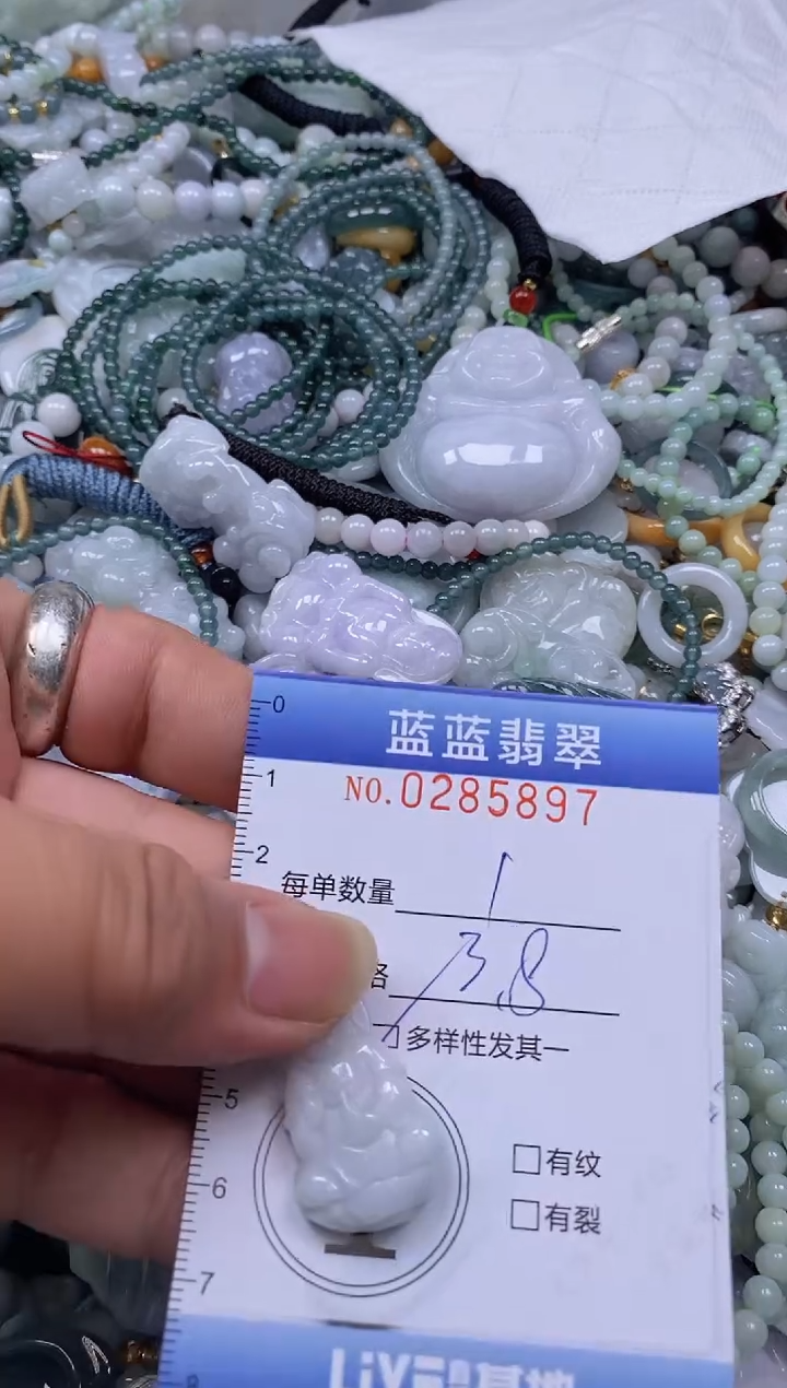 翡翠未镶嵌颈饰闪购0285897多样性发其一