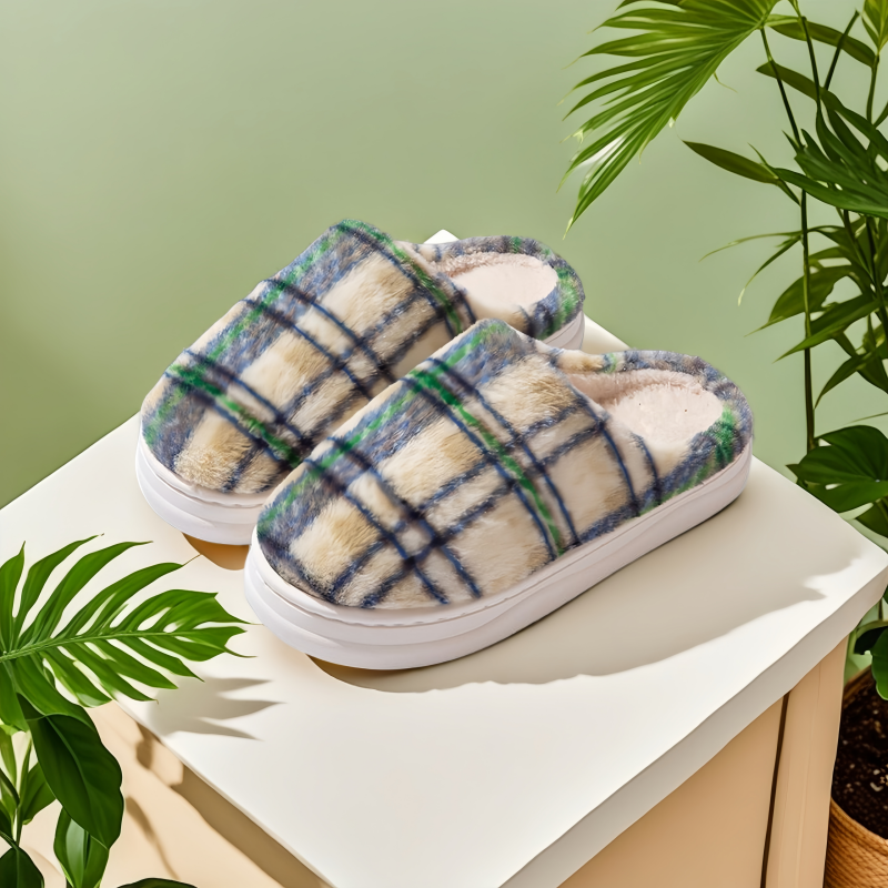 2025新款居家棉拖鞋秋冬款防滑耐磨加厚加绒情侣室内户外保暖拖鞋