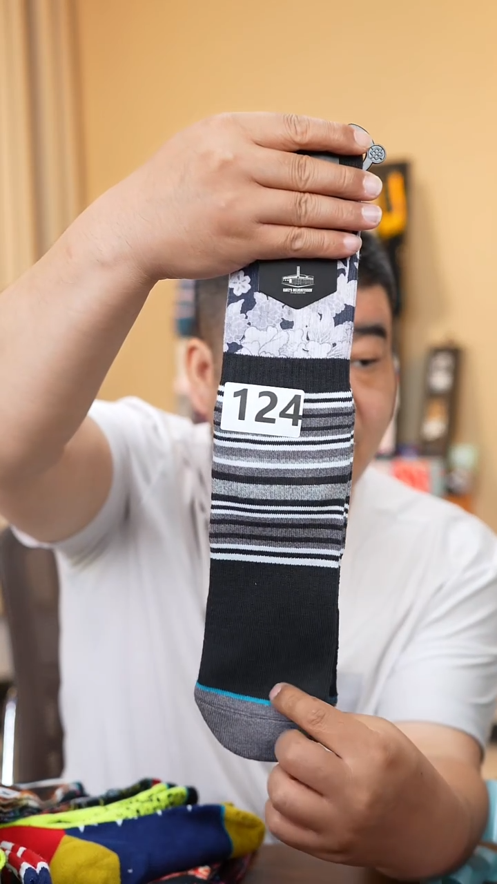 天然彩棉124袜子L码