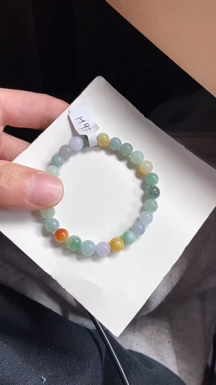 【闪购商品】翡翠手串未镶嵌天然A货翡翠手串H97
