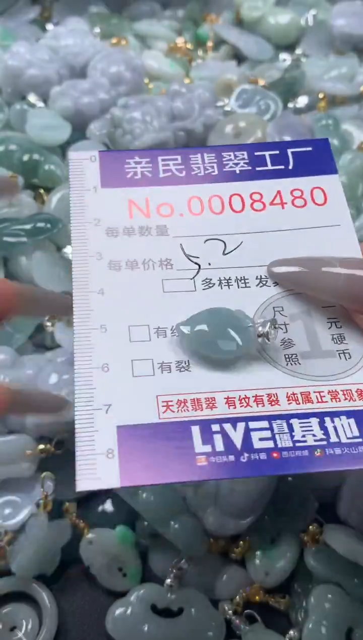 颈饰未镶嵌翡翠8480