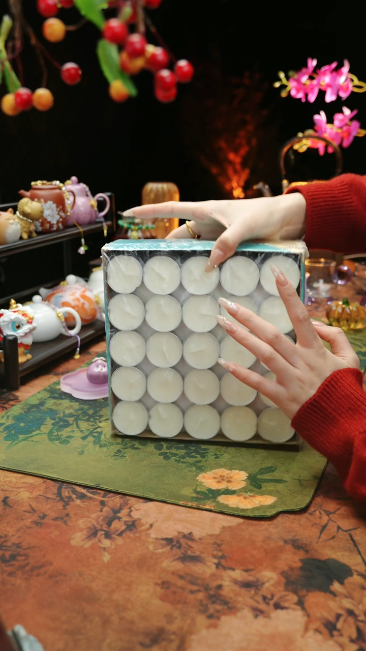 【闪购商品】植物蜡烛4小时100颗茶蜡