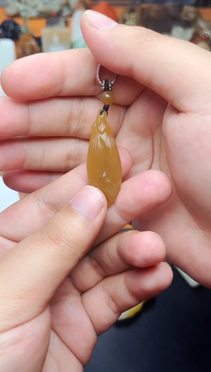 【闪购商品】和田玉颈饰未镶嵌玉兰花01