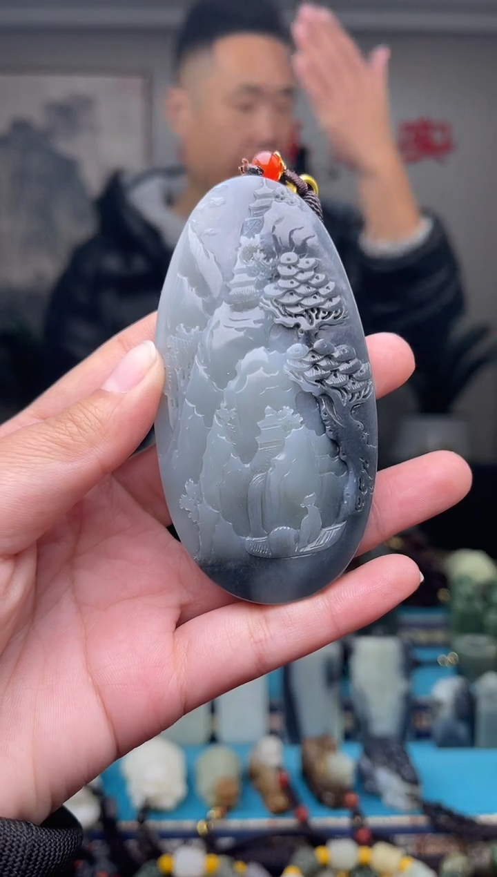 未镶嵌和田玉挂件1