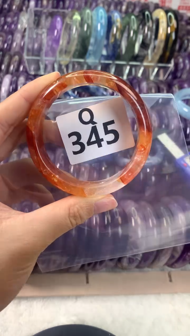 【闪购商品】水晶水晶手镯Q未镶嵌345-55