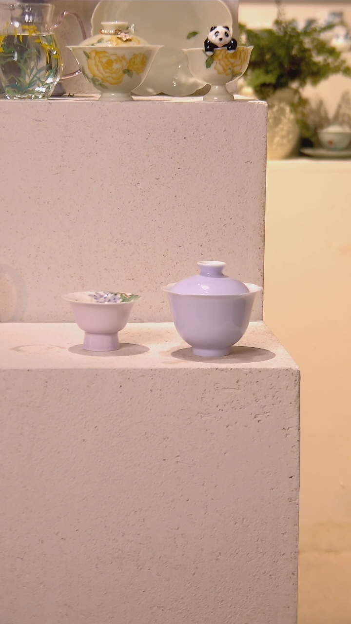 盖碗+茶杯 哈哈哈哈