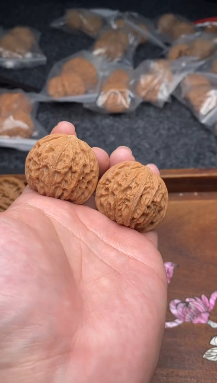 【闪购商品】文玩核桃把件G141号38尺磨盘
