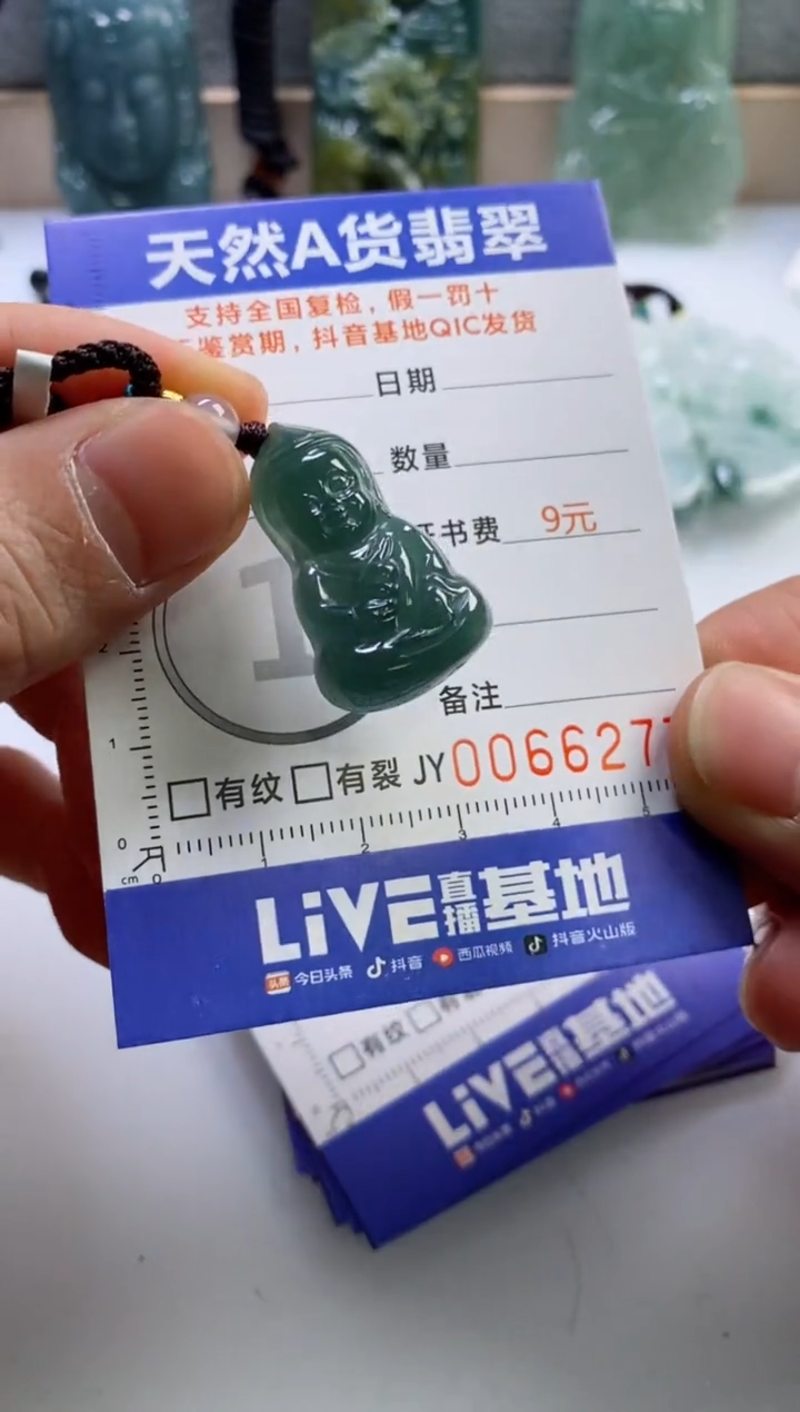 【闪购商品】翡翠挂件未镶嵌