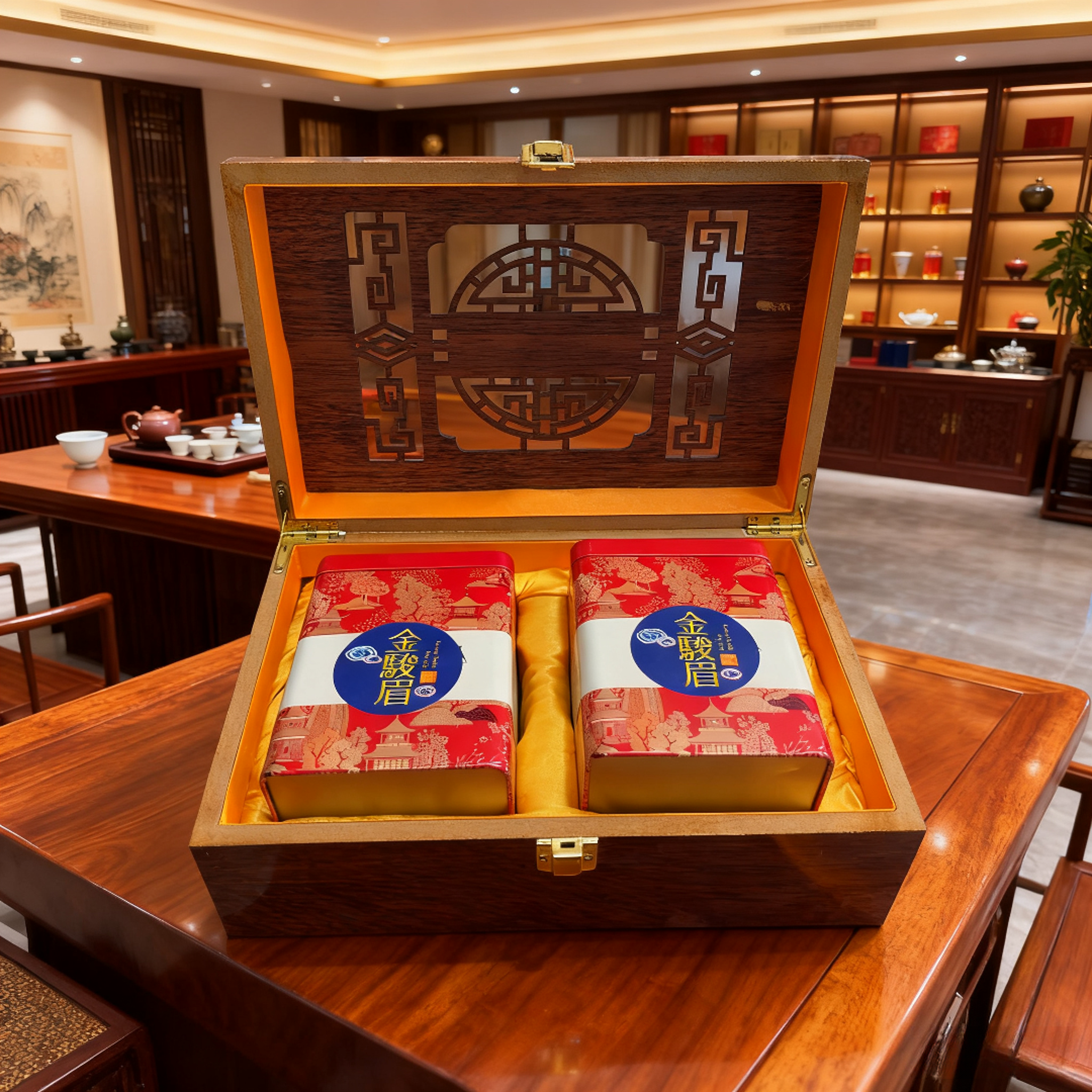 福建赛级金骏眉 蜜香薯香2罐【粉丝福利】多款罐子随机发颜色随机