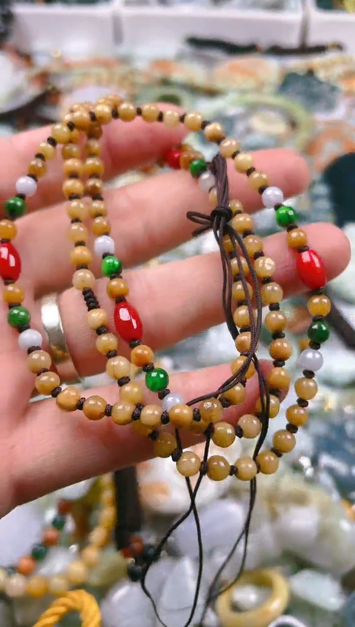 【闪购商品】翡翠颈饰未镶嵌3-4/C/翡翠A货一图一物