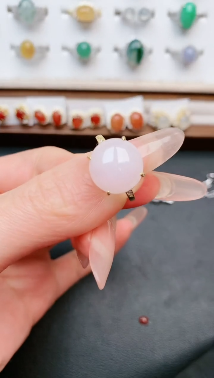 【闪购商品】翡翠戒指银S925镶嵌....