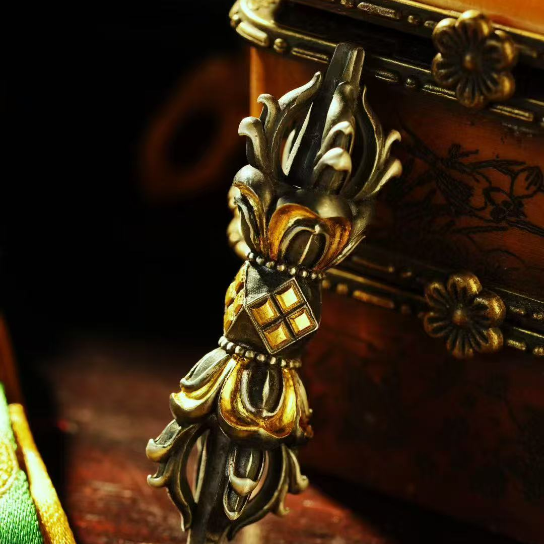 吊坠925银 【传饰圣藏】金刚杵摆件