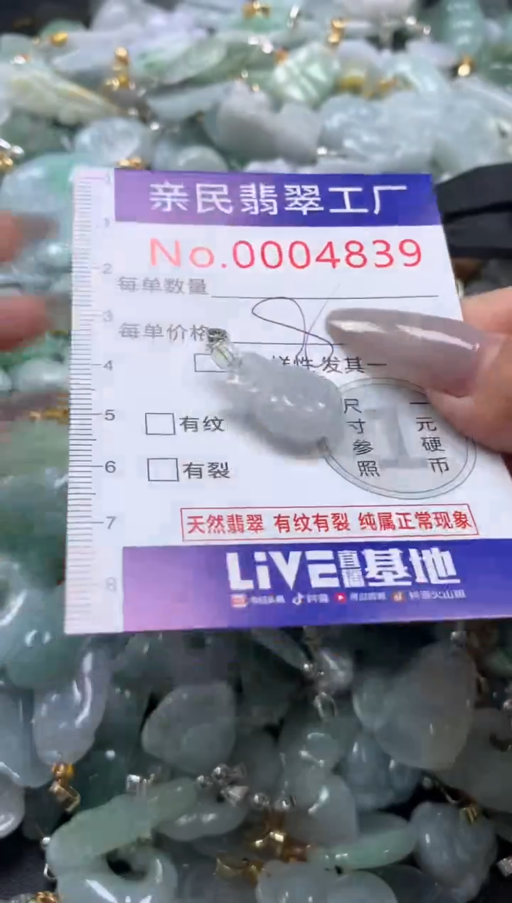 颈饰未镶嵌翡翠4839