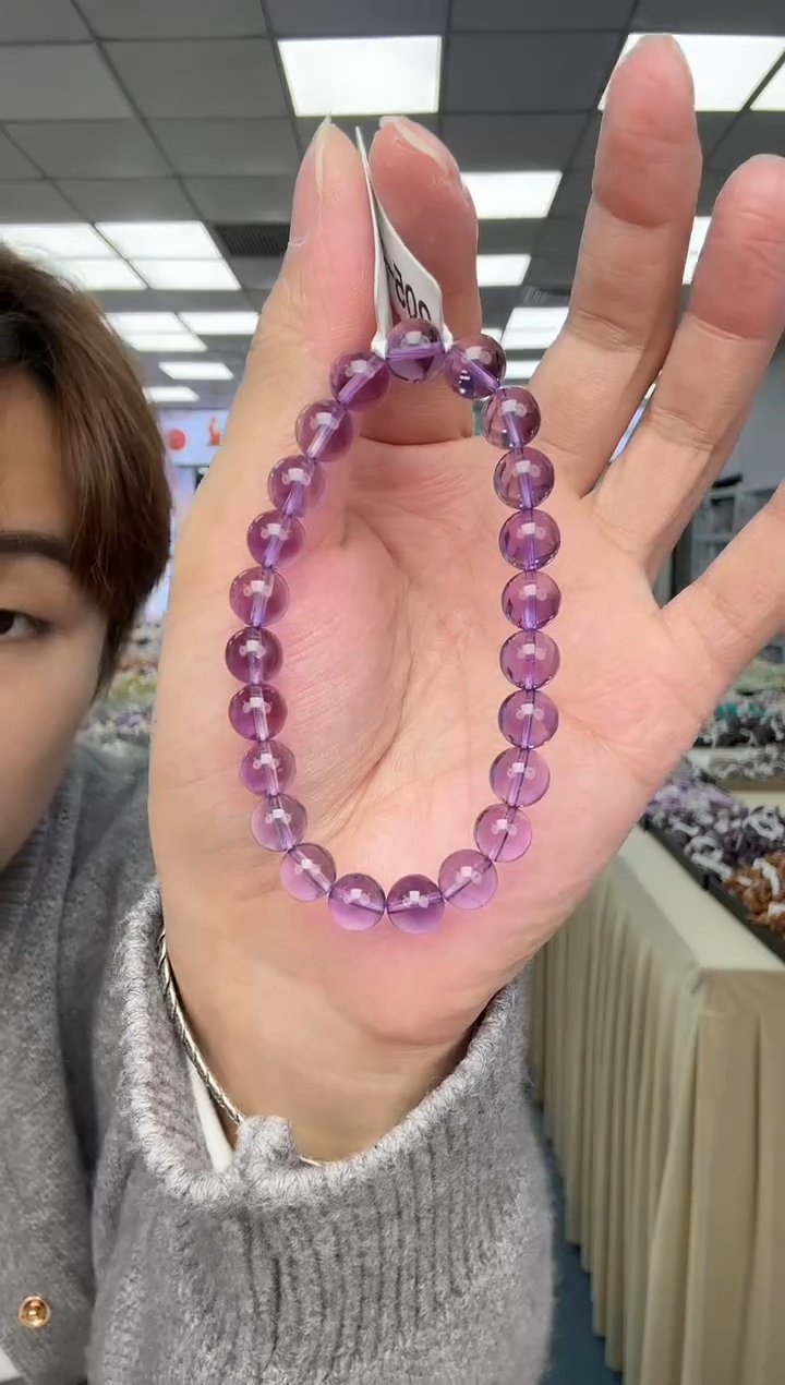 未镶嵌手串水晶7-巴西紫水晶8m