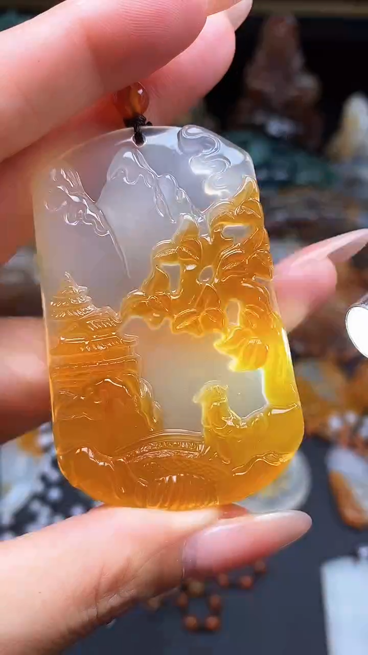 玛瑙/玉髓颈饰未镶嵌dd