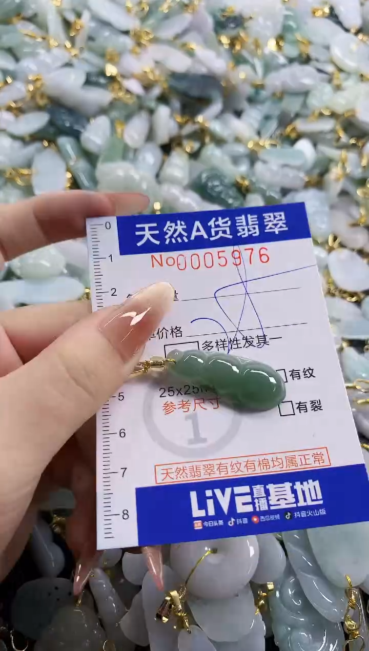 颈饰未镶嵌翡翠天然A货翡翠