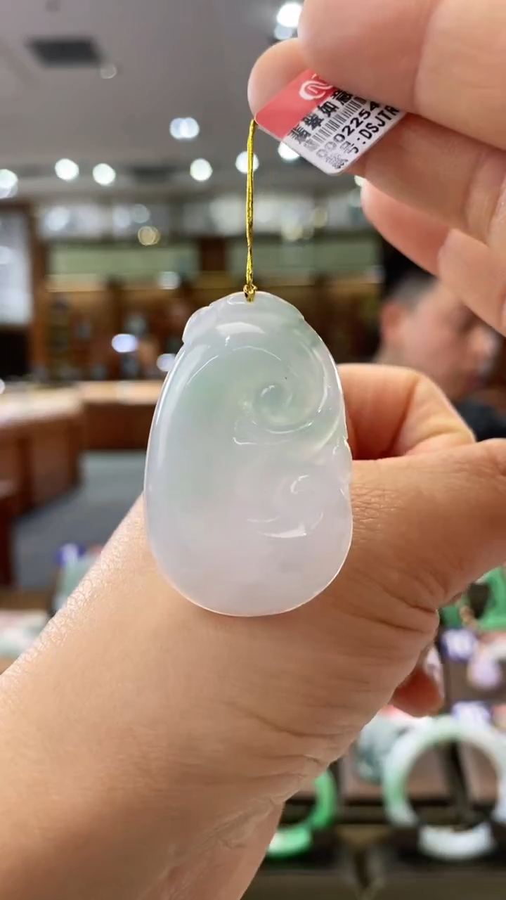 【闪购商品】翡翠颈饰未镶嵌如意