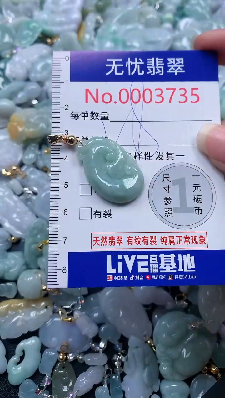 颈饰未镶嵌翡翠3735