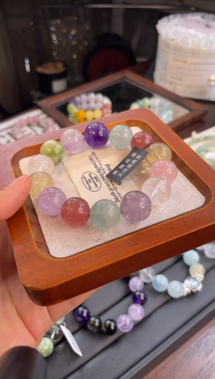 未镶嵌手串水晶多宝