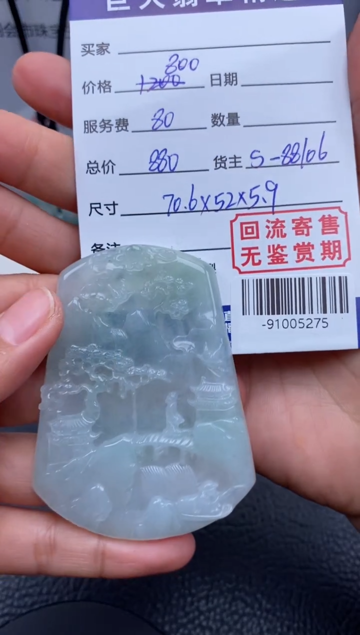 【闪购商品】翡翠颈饰未镶嵌多人-91005275