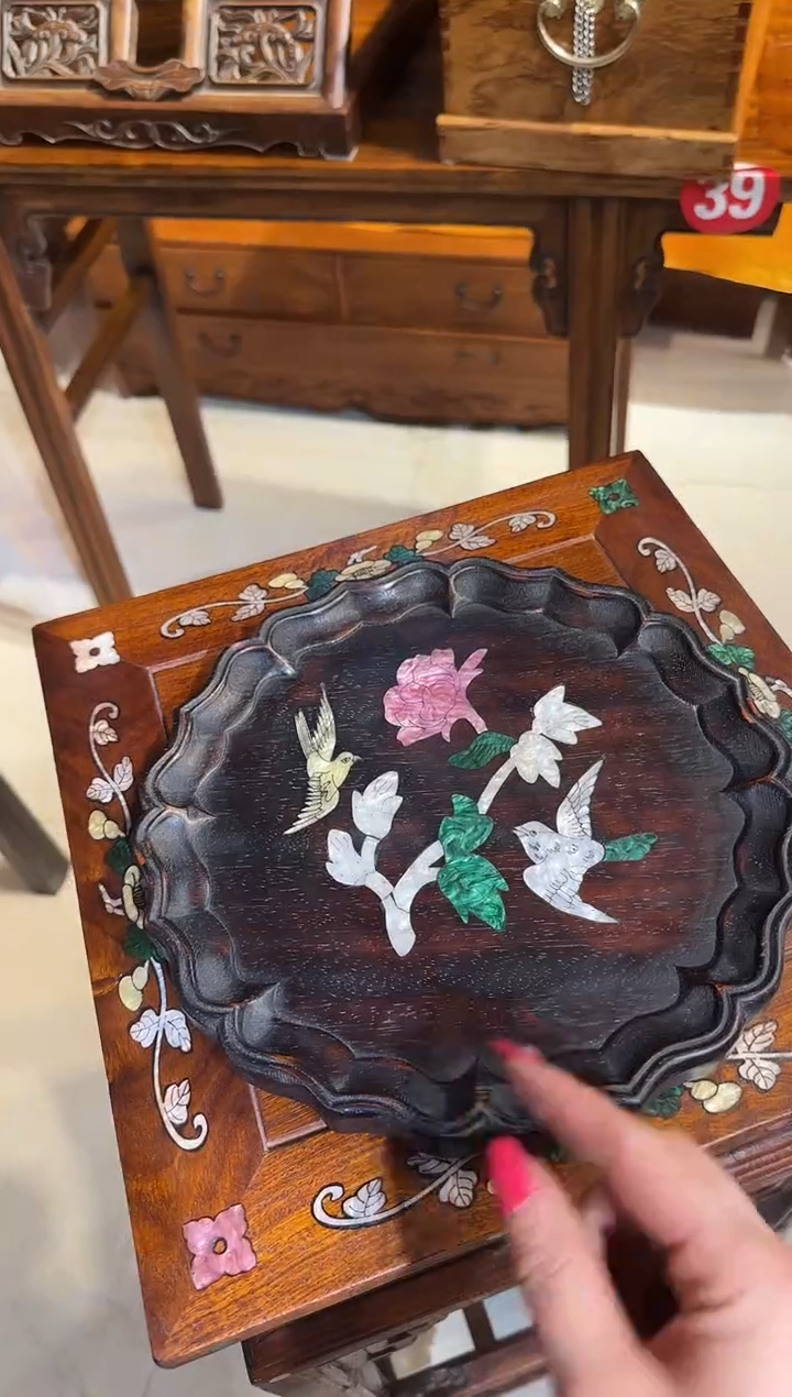 【闪购商品】木木艺花鸟圆盘88.88888