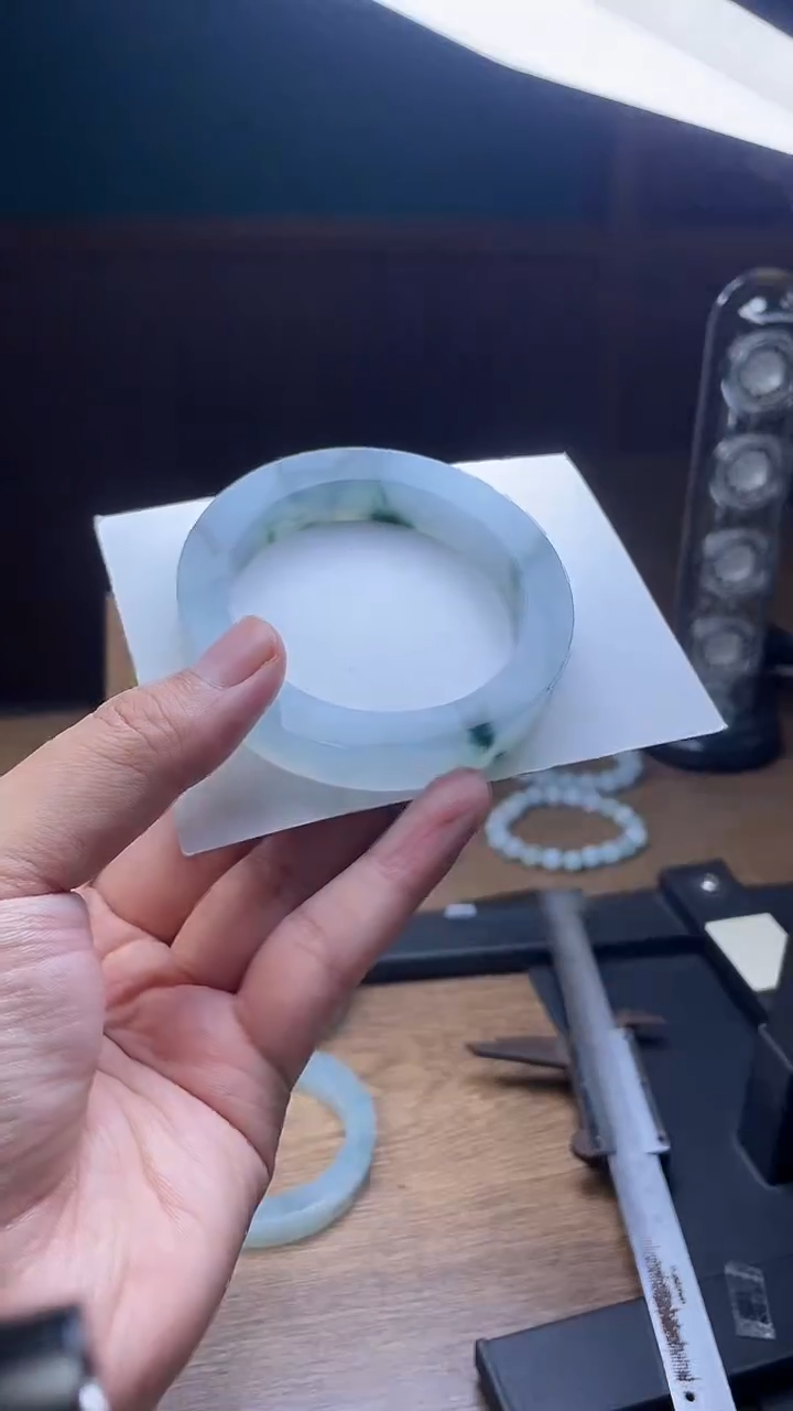 未镶嵌手镯定制翡翠陶*熹定制