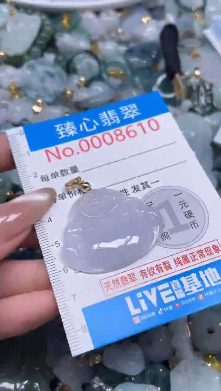 颈饰未镶嵌翡翠8610