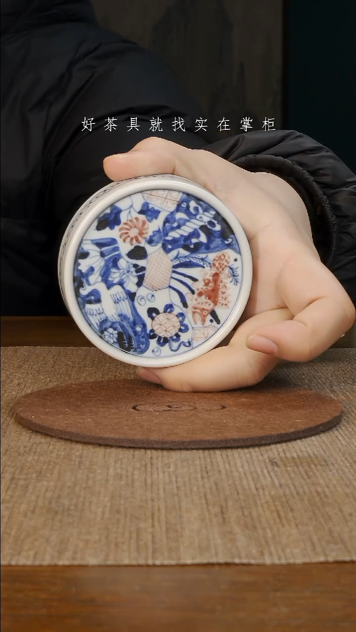 【闪购商品】摆件景德镇手工手绘茶具大器宛成