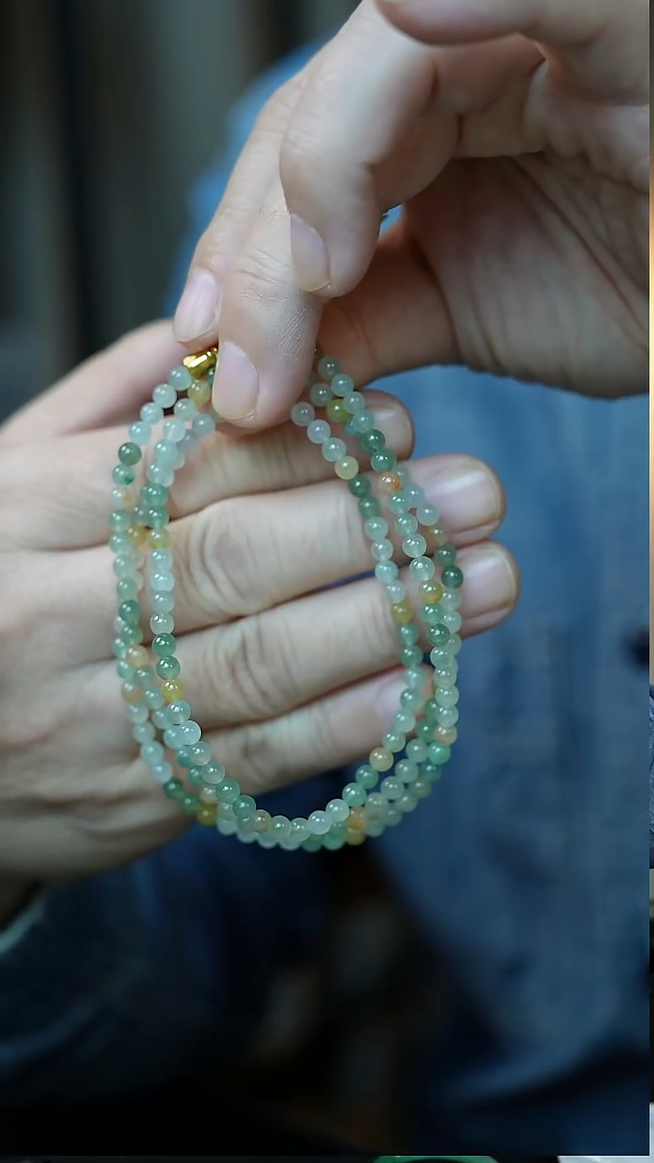 未镶嵌手串翡翠5号-4.2mm手串/D/1