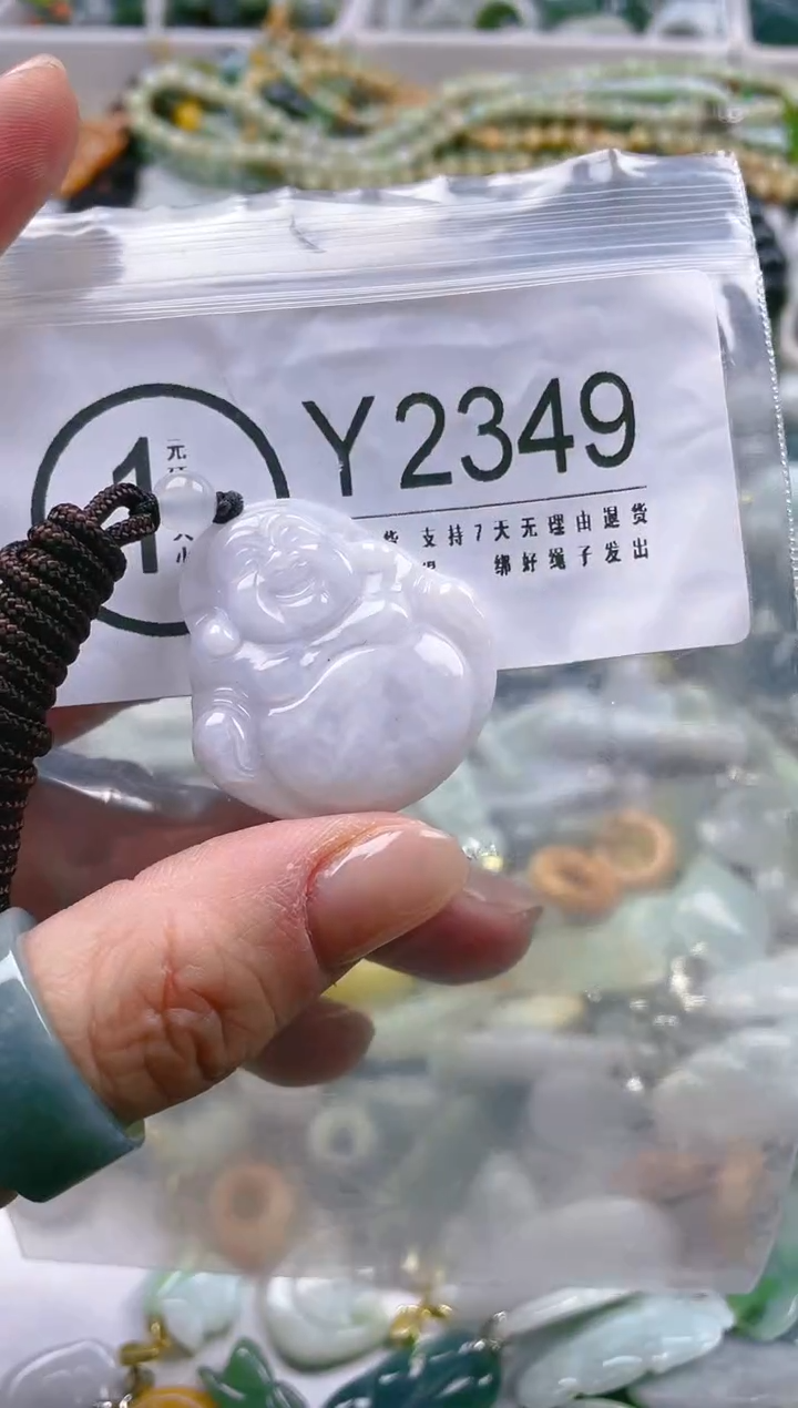 【闪购商品】翡翠颈饰未镶嵌/Y/翡翠A货一图一物