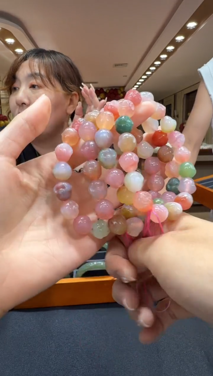 玛瑙/玉髓颈饰未镶嵌手串9-10（多样性发一）