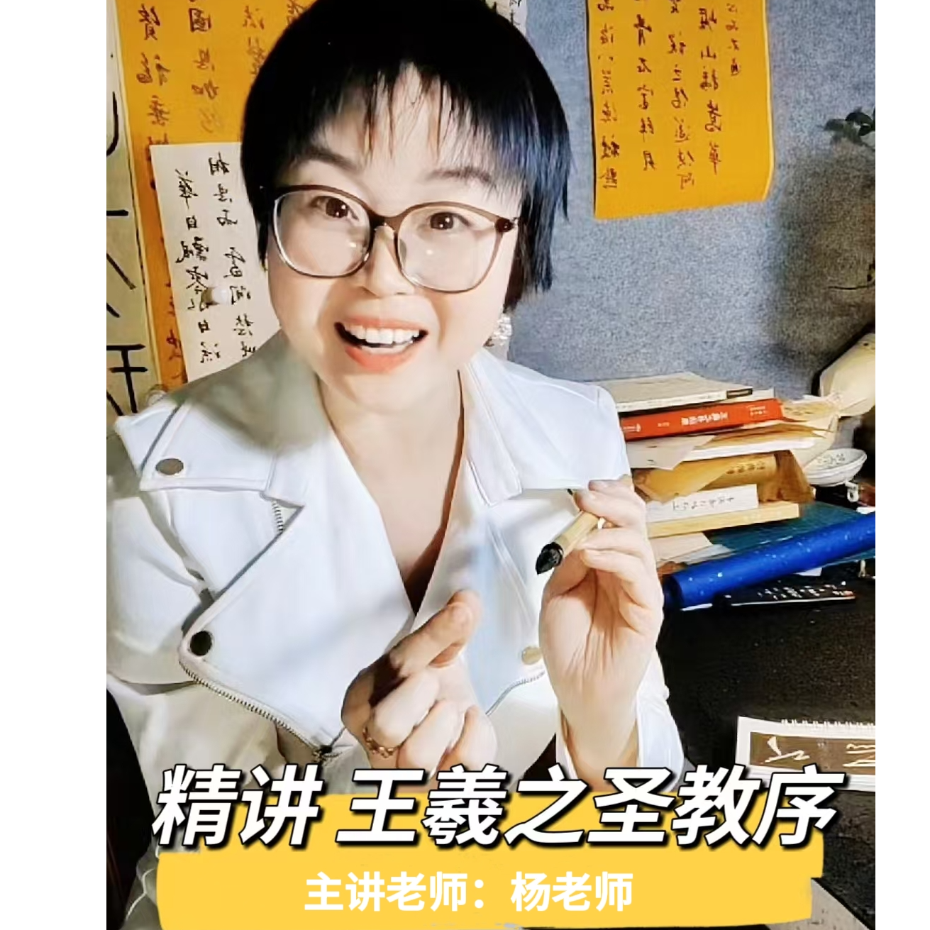 杨退之  集王圣教序笔法字法精讲视频课（一对一点评）